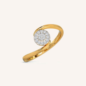 Glitz Glory Diamond Earrings Yellow Gold 14kt